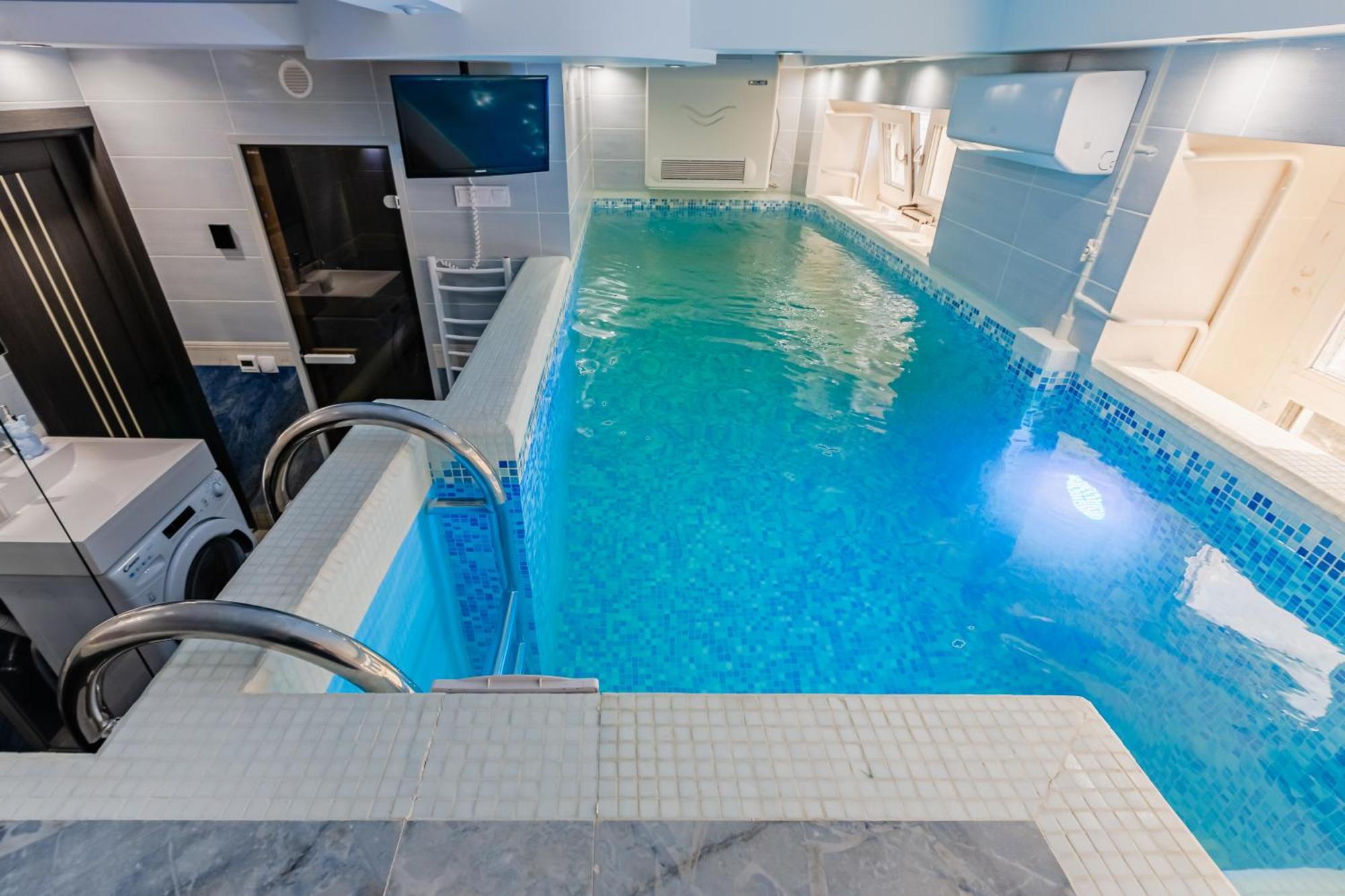 Luxury Apartment With Pool And Hammam Kijev Kültér fotó