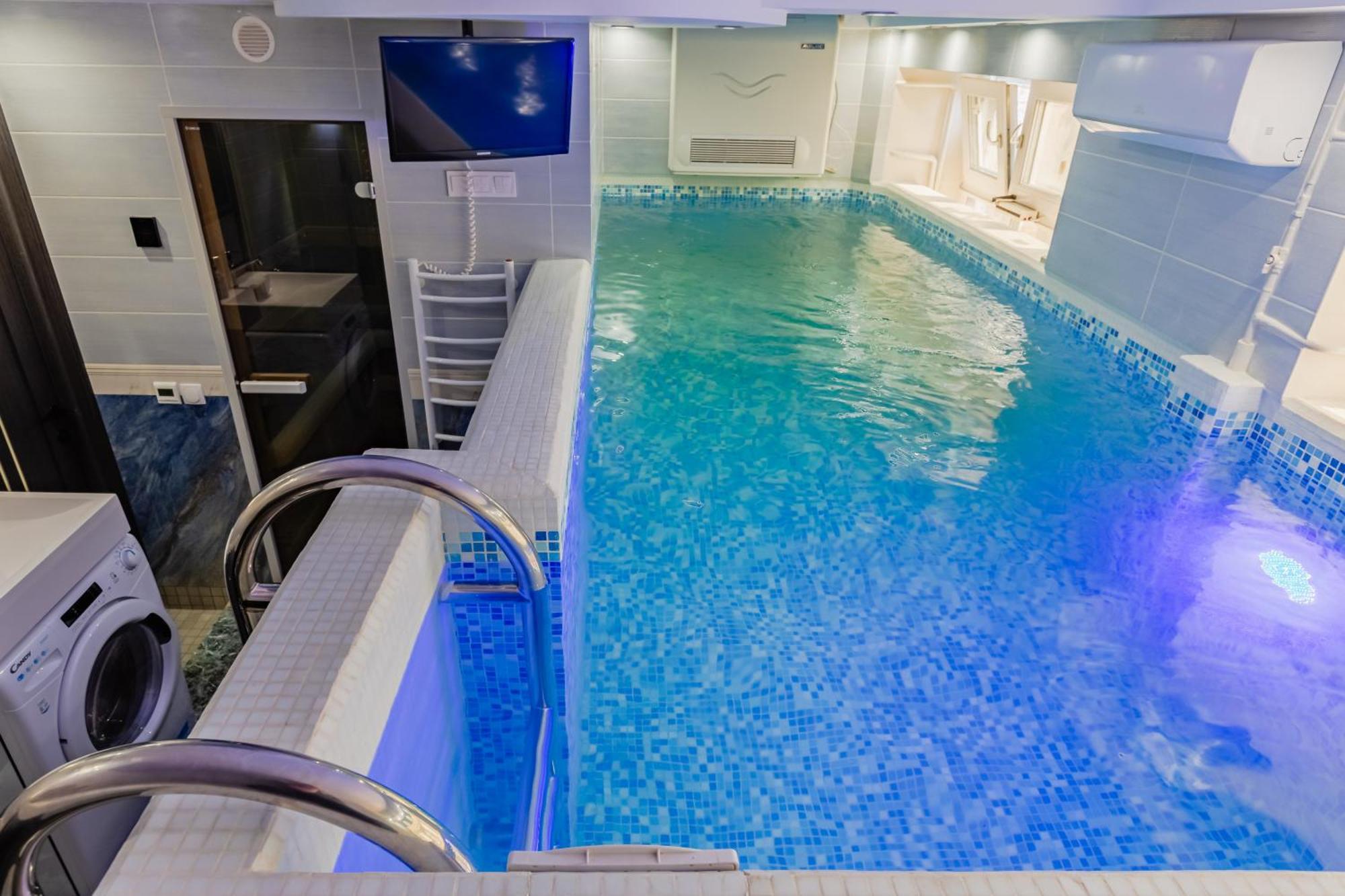 Luxury Apartment With Pool And Hammam Kijev Kültér fotó