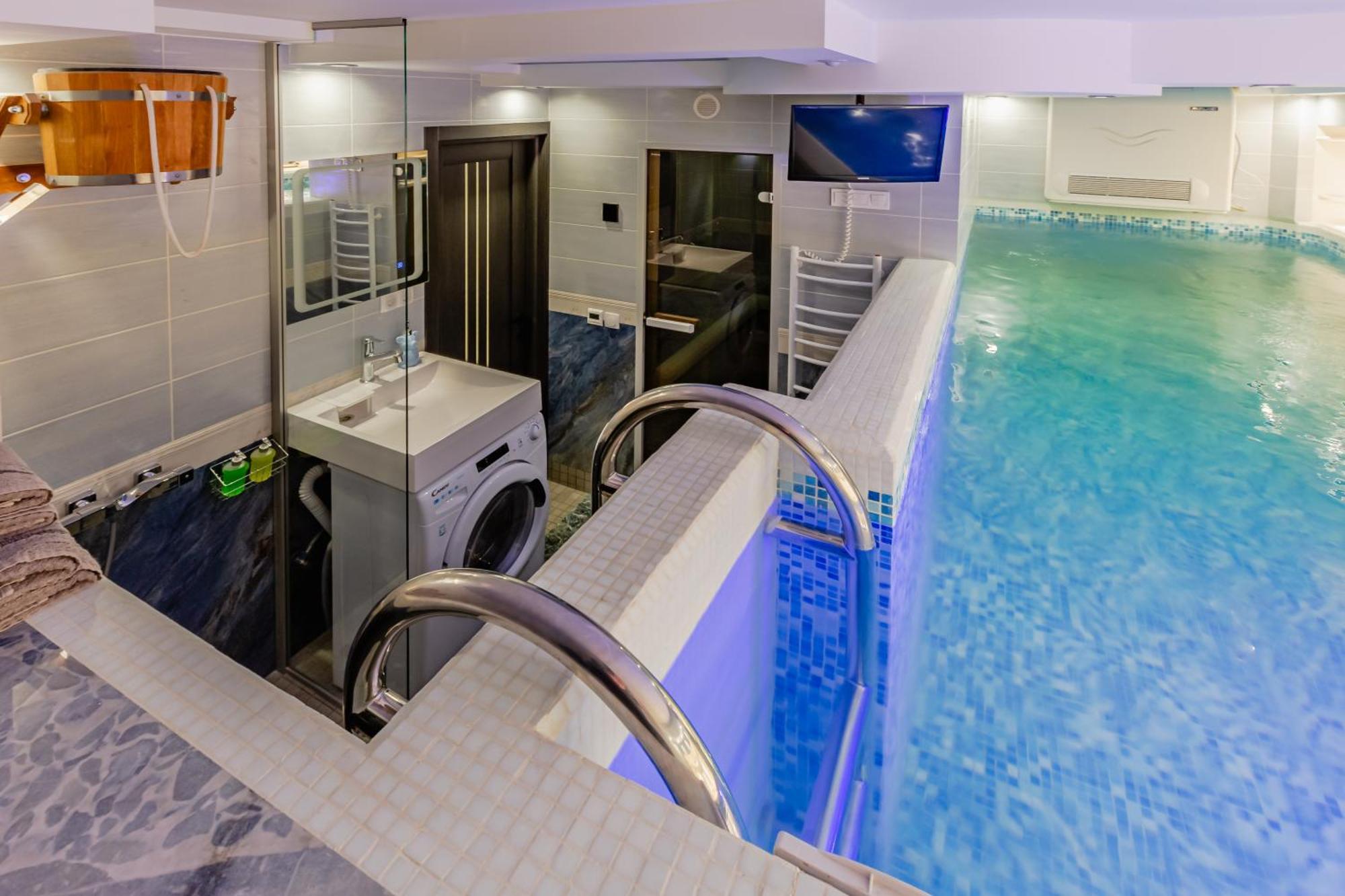 Luxury Apartment With Pool And Hammam Kijev Kültér fotó